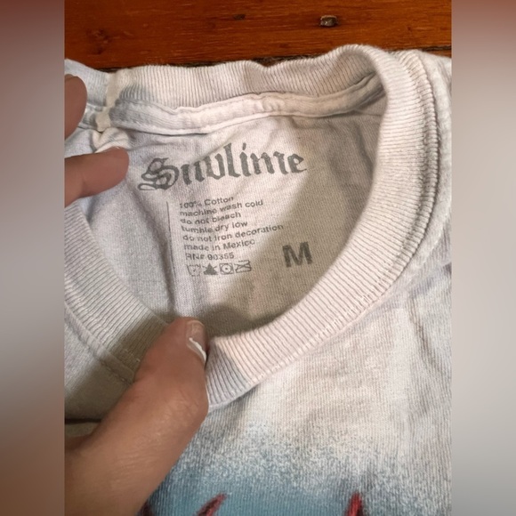 Sublime t-shirt light blue concert band tee men’s size medium - Picture 3 of 4